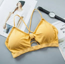 Women Cross Strap Threaded Sports Yoga Pure Cotton Bra | Buy 1 Get 1 Free