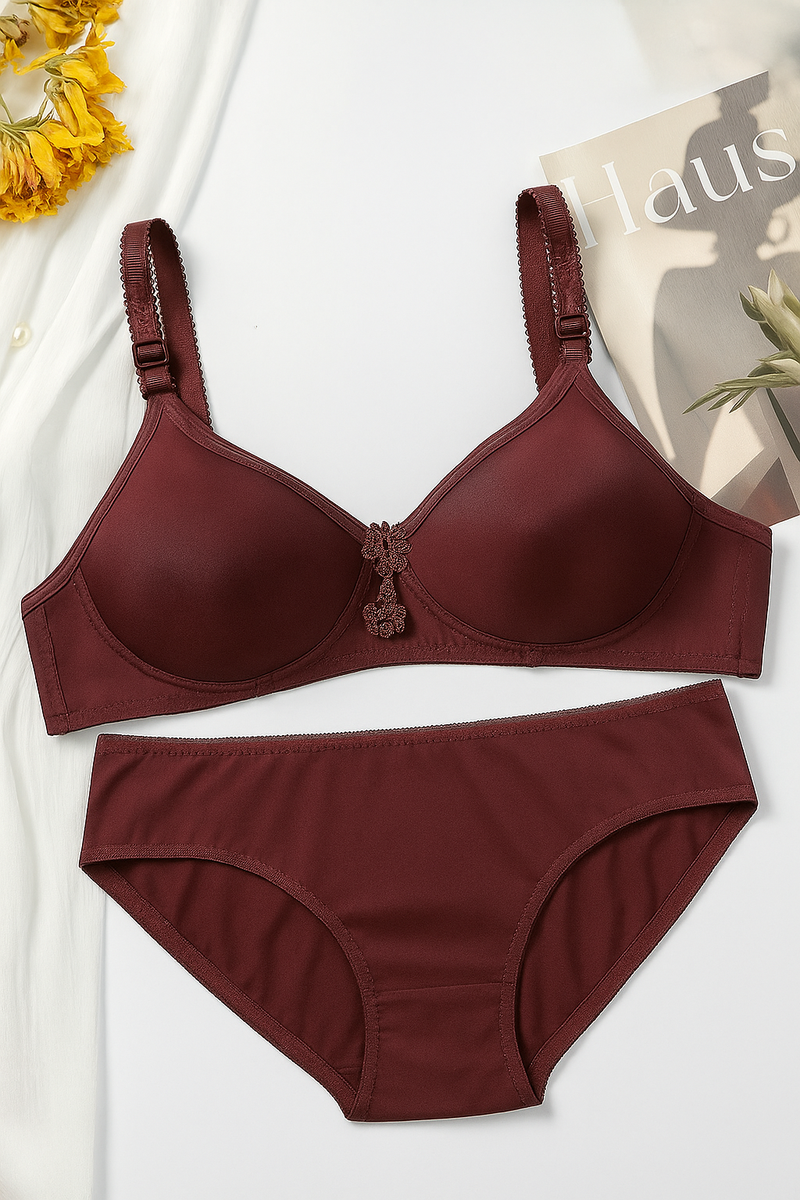 Pack of 6 | Premium Comfort Bra Set – Buy 3 Bra, Get 3 Panty FREE!