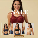 FLAT 80% OFF | PACK OF 3 DOREEN BRA | DIFFERENT COLOURS