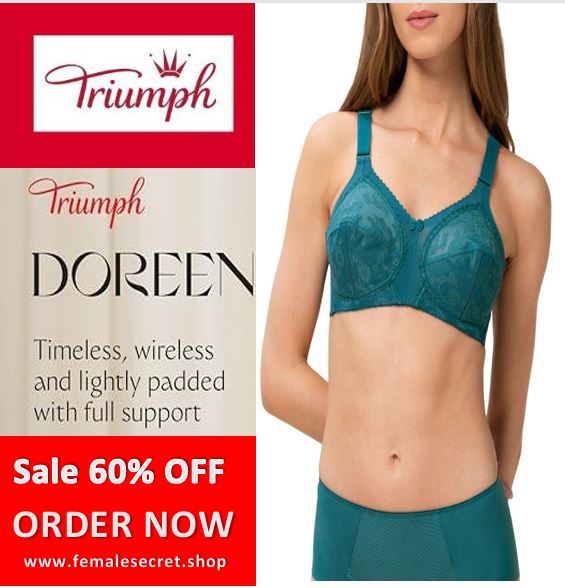 70% OFF | PACK OF 2 IMPORTED TRIUMPH DOREENA BRA BEST FOR SUMMER | FREE HOME DELIVERY