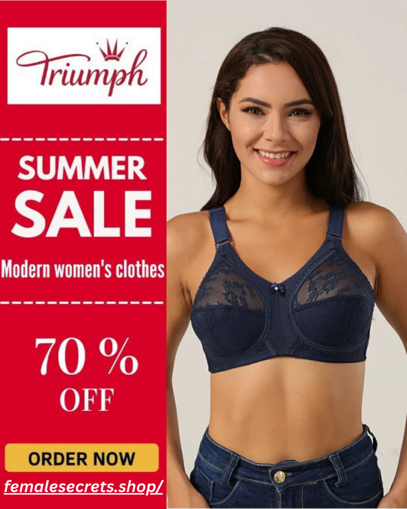 70% OFF | PACK OF 1 IMPORTED TRIUMPH DOREENA BRA BEST FOR SUMMER | FREE HOME DELIVERY