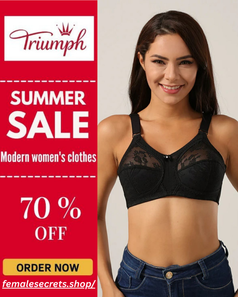 70% OFF | PACK OF 2 IMPORTED TRIUMPH DOREENA BRA BEST FOR SUMMER | FREE HOME DELIVERY