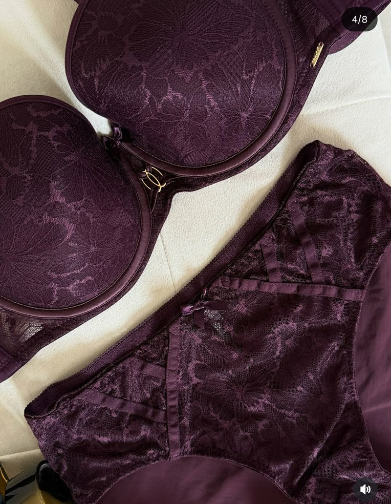 Luxury Lace Lingerie Set – 2-Piece Bra & Panty