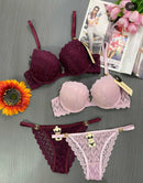Luxury Lace Lingerie Set – 2-Piece Bra & Panty