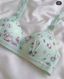 Pack of 3 | Cute Hello Kitty Style Bra – Adorable & Comfy