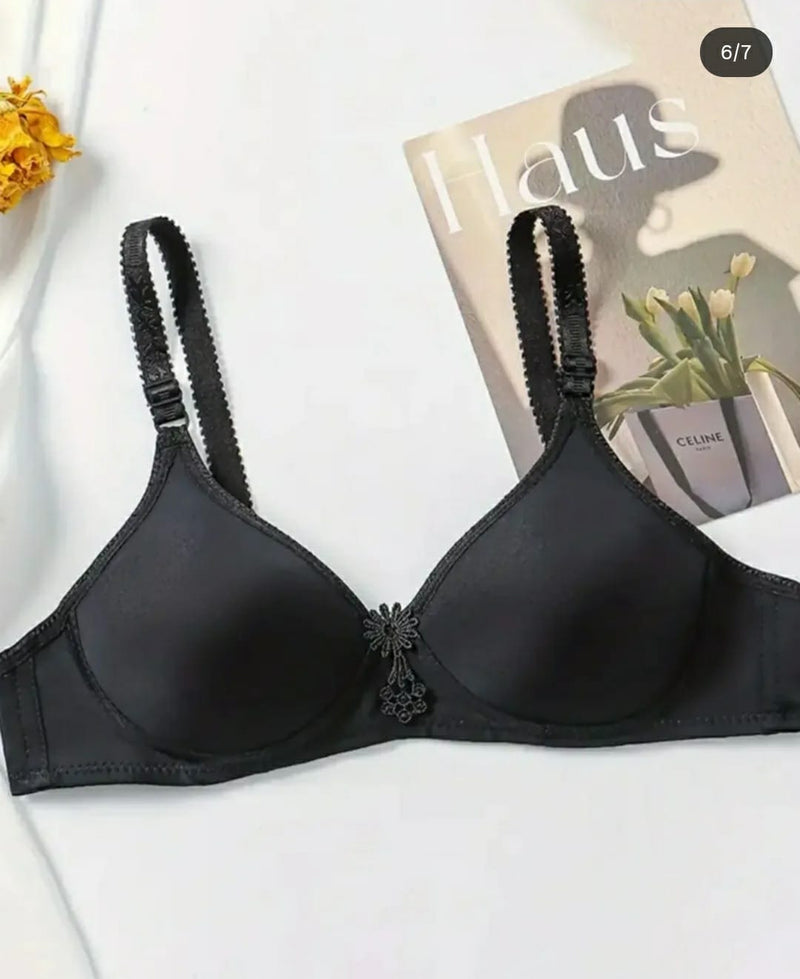 Pack of 6 | Premium Comfort Bra Set – Buy 3 Bra, Get 3 Panty FREE!