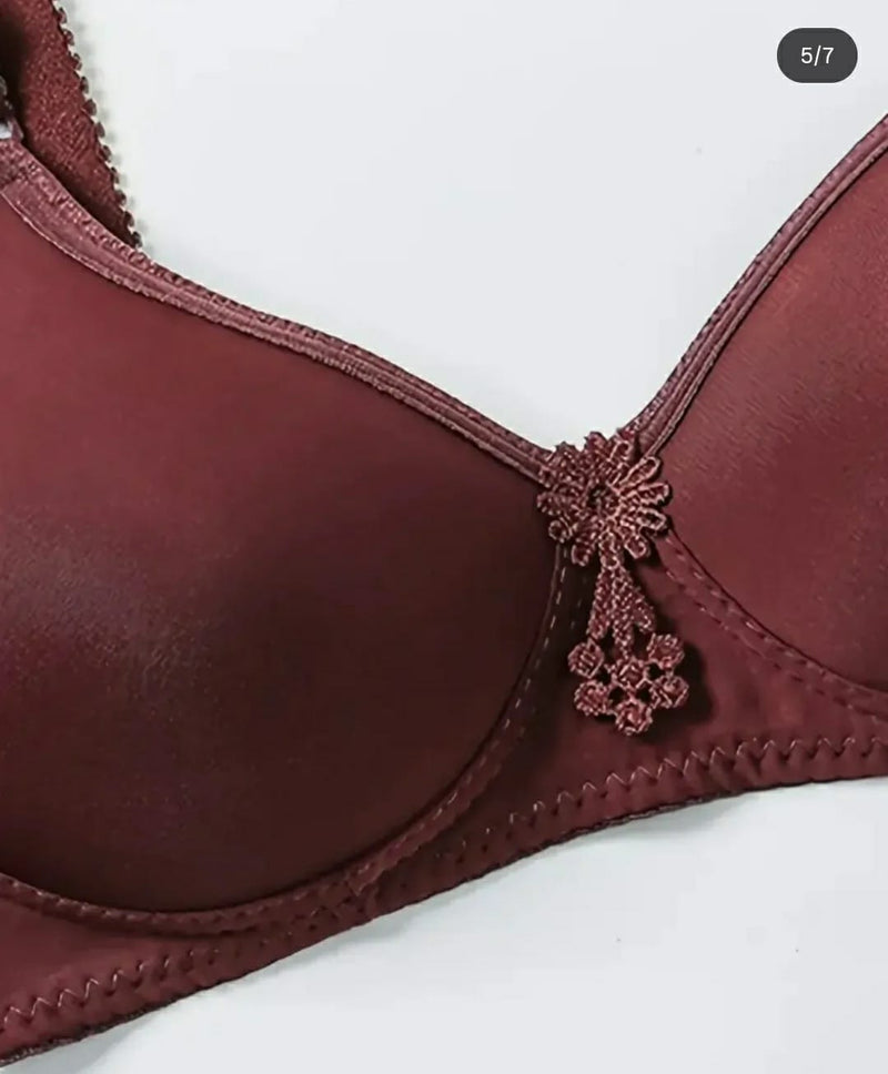 Pack of 6 | Premium Comfort Bra Set – Buy 3 Bra, Get 3 Panty FREE!